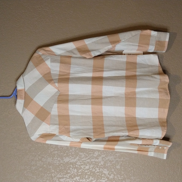 SHYANNE PLAID LONG SLEEVE BUTTON-DOWN WESTERN CORE SHIRT - Picture 4 of 7